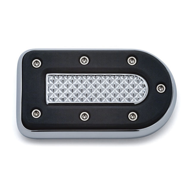 Kuryakyn, Heavy industry brake pedal pad. Chrome BRAKE PEDAL PADS Kuryakyn