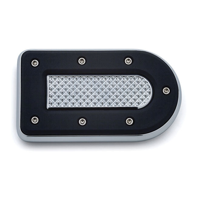 Kuryakyn, Heavy industry brake pedal pad. Chrome BRAKE PEDAL PADS Kuryakyn