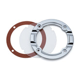 Kuryakyn, Hypercharger clear trapdoor. Chrome AIRCLEANER HYPERCHARGER PARTS Kuryakyn