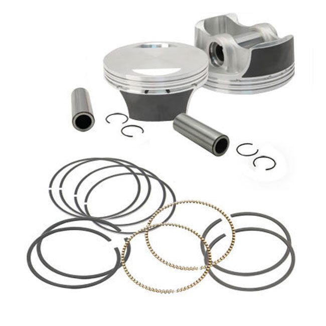 S&S, 3.927" bore forged piston & ring kit. Std. PISTONS AND RINGS KITS S&S