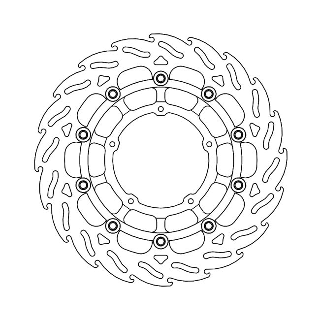 *6 DAYS EXTRA TRANSIT TIME* Moto-Master Flame series floating brake rotor Brake Rotors Moto Master