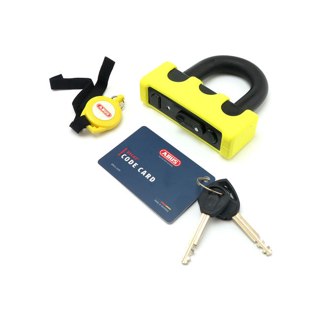 Abus, Granit Power Xs 67 Padlock. Yellow. Blister Pack Lock Abus