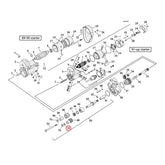 Thrust washer, starter gear bolt STARTER GEARS Mcs