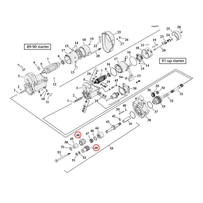 Starter gear. 9 tooth STARTER GEARS Mcs