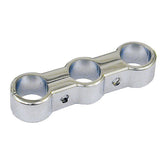 Triple Hose Separator. Chrome Oil Lines Parts/Covers Mcs