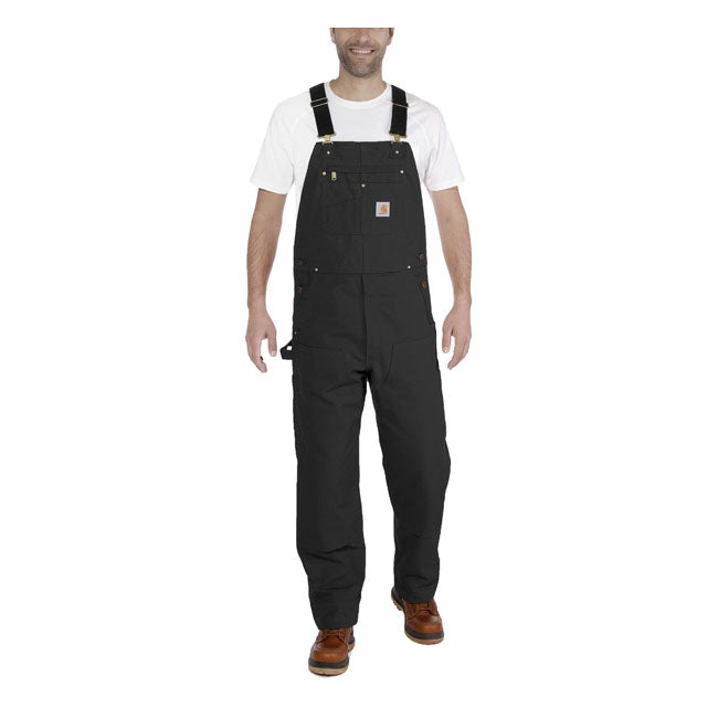 Carhartt Relaxed Fit duck bib overall black OVERALLS Carhartt