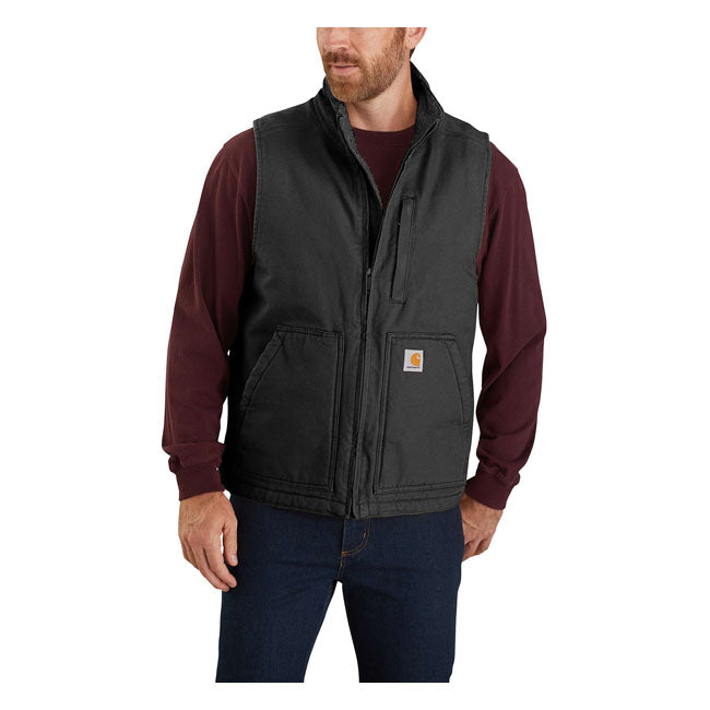 Carhartt Sherpa lined vest black VESTS Carhartt