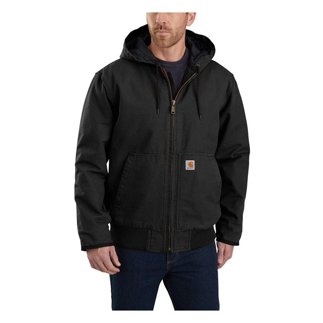 Carhartt Washed insulated jacket black JACKETS MALE Carhartt