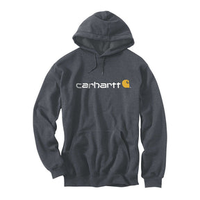 Carhartt Signature logo hoodie carbon heather HOODIES Carhartt
