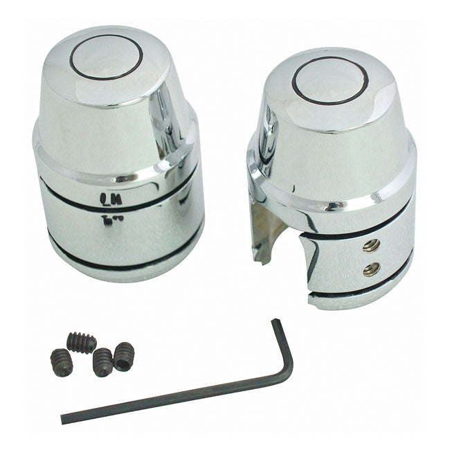 Shock Stud Cover Kit. Chrome Shock Absorbers Stud Covers Mcs