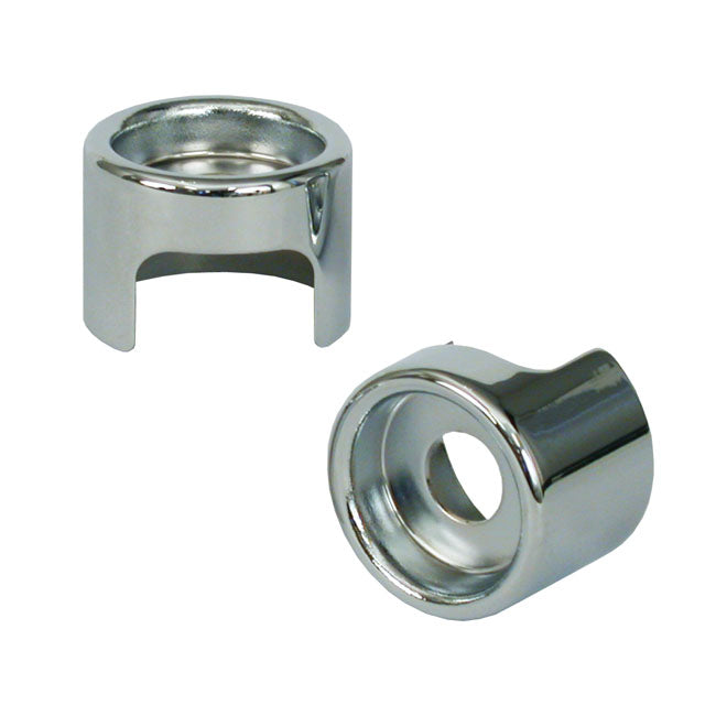 Shock Stud Cover Set. Chrome Shock Absorbers Stud Covers Mcs