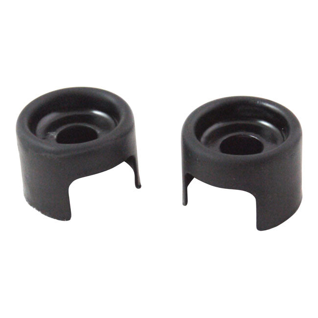 Shock Stud Cover Set. Black Shock Absorbers Stud Covers Mcs