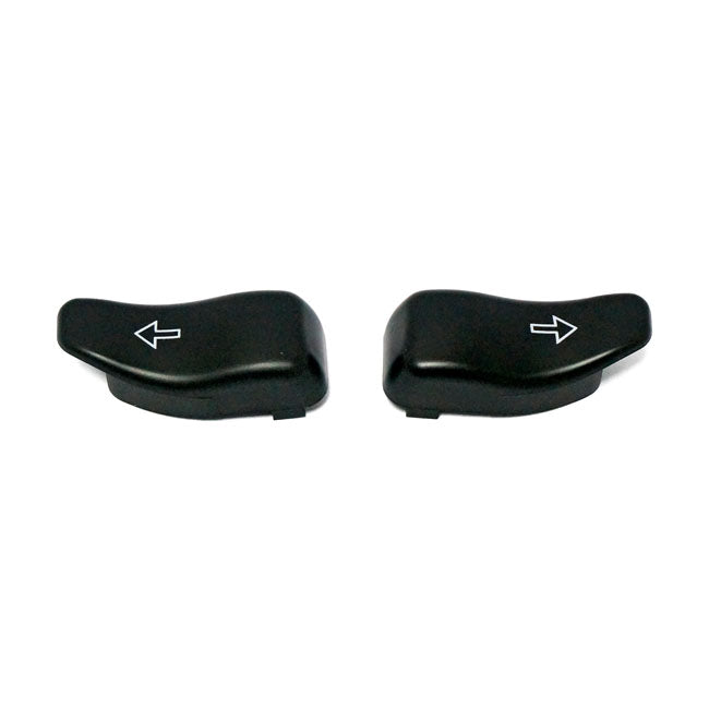 Turn Signal Switch Extender Cap Set. Black Switch Cap Kits Mcs