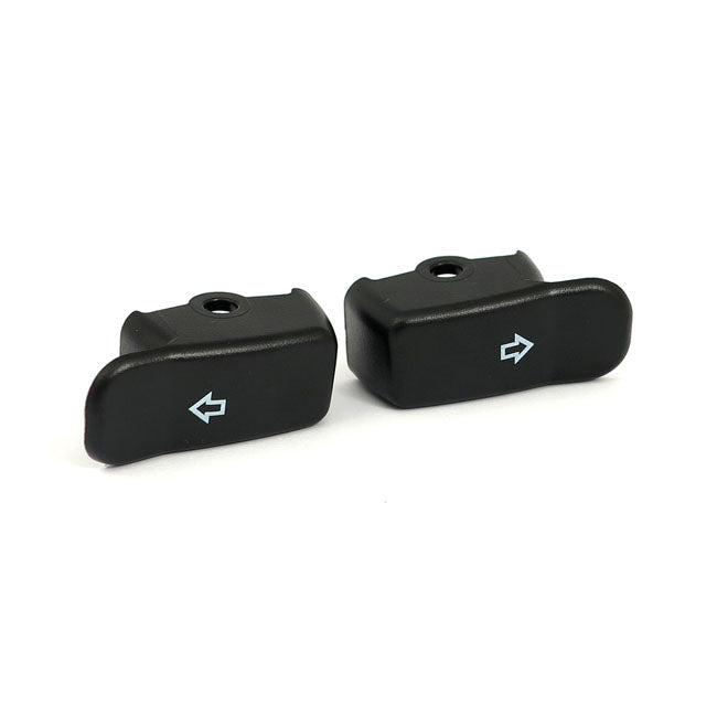 Turn Signal Switch Extender Cap Set. Black Switch Cap Kits Mcs