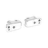 Turn Signal Switch Extender Cap Set. Chrome Switch Cap Kits Mcs