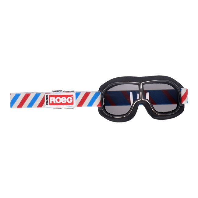 Roeg Jettson Helix Goggle Black And Striped Strap Eyewear Roeg