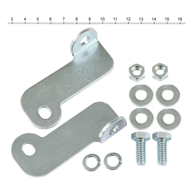 Air Cleaner Adapters Only, For Adapter Bracket. Chrome Air Cleaner Bracket Mcs