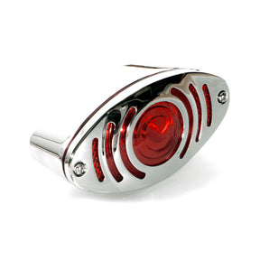 Cateye taillight grill. Circle, chrome TAILLIGHT GRILLS Mcs