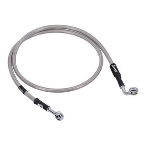 MCS by Goodridge brake line front, stainless clear coated BRAKE LINES Mcs