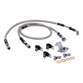 MCS by Goodridge brake line rear, stainless clear coated BRAKE LINES Mcs
