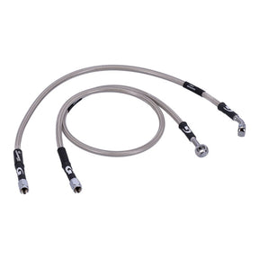 MCS by Goodridge brake line rear, stainless clear coated BRAKE LINES Mcs