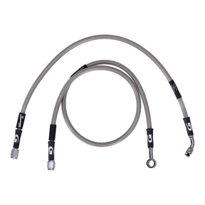 MCS by Goodridge brake line rear, stainless clear coated BRAKE LINES Mcs