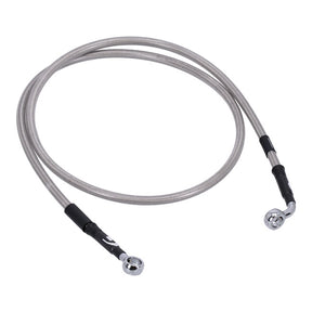 MCS by Goodridge brake line front, stainless clear coated BRAKE LINES Mcs