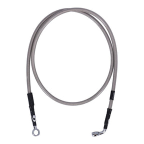 MCS by Goodridge brake line front, stainless clear coated BRAKE LINES Mcs