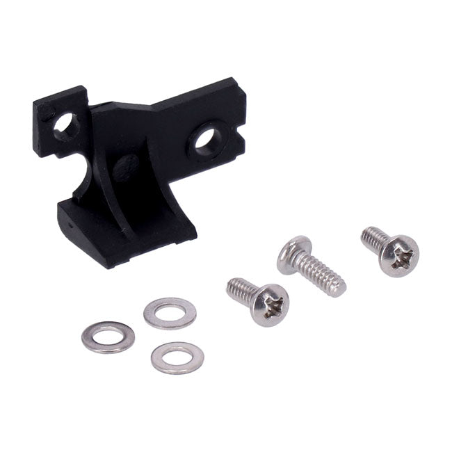 Handlebar switch & wiring kit, brake side. Black SWITCHES HANDLEBAR Mcs
