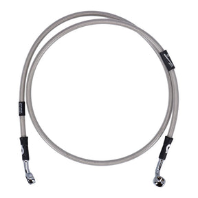 MCS by Goodridge brake line front, stainless clear coated BRAKE LINES Mcs