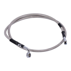 MCS by Goodridge brake line front, stainless clear coated BRAKE LINES Mcs