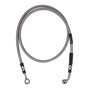 MCS by Goodridge brake line front, stainless clear coated BRAKE LINES Mcs