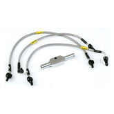 MCS by Goodridge brake line front, stainless clear coated BRAKE LINES Mcs