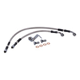 MCS by Goodridge brake line rear, stainless clear coated BRAKE LINES Mcs