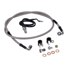 MCS by Goodridge brake line rear, stainless clear coated BRAKE LINES Mcs