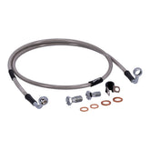 MCS by Goodridge brake line front, stainless clear coated BRAKE LINES Mcs