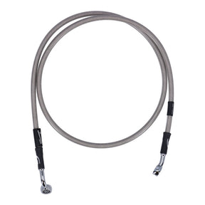 MCS by Goodridge brake line front, stainless clear coated BRAKE LINES Mcs