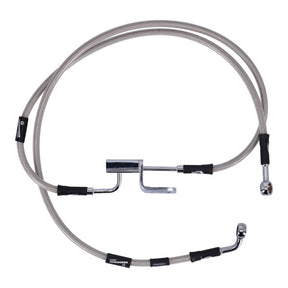 MCS by Goodridge brake line rear, stainless clear coated BRAKE LINES Mcs