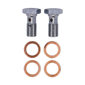 MCS by Goodridge brake line rear, stainless clear coated BRAKE LINES Mcs