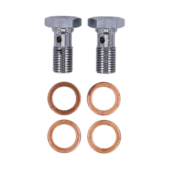 MCS by Goodridge brake line rear, stainless clear coated BRAKE LINES Mcs
