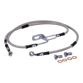 MCS by Goodridge brake line rear, stainless clear coated BRAKE LINES Mcs