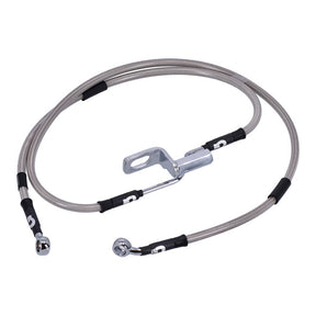 MCS by Goodridge brake line rear, stainless clear coated BRAKE LINES Mcs