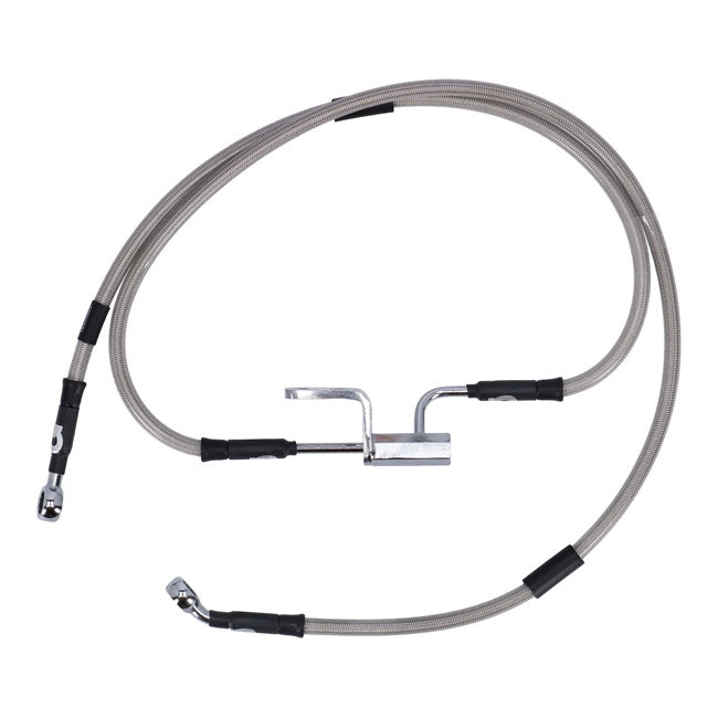 MCS by Goodridge brake line rear, stainless clear coated BRAKE LINES Mcs