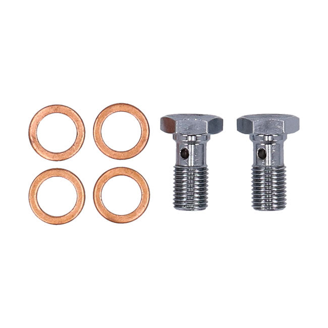 MCS by Goodridge brake line rear, stainless clear coated BRAKE LINES Mcs
