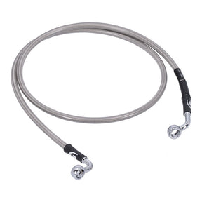 MCS by Goodridge brake line front, stainless clear coated BRAKE LINES Mcs