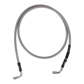 MCS by Goodridge brake line front, stainless clear coated BRAKE LINES Mcs