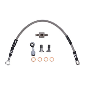MCS by Goodridge brake line rear, stainless clear coated BRAKE LINES Mcs