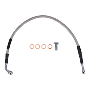 MCS by Goodridge brake line rear, stainless clear coated BRAKE LINES Mcs
