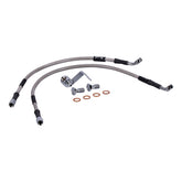 MCS by Goodridge brake line rear, stainless clear coated BRAKE LINES Mcs