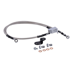 MCS by Goodridge brake line rear, stainless clear coated BRAKE LINES Mcs